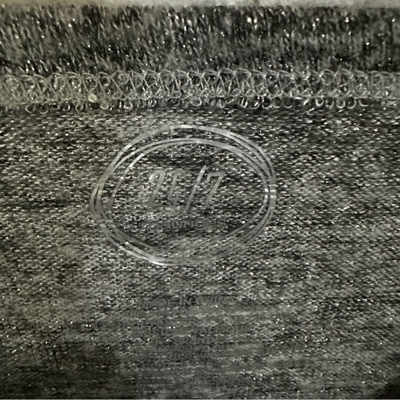 24/7 Comfort Apparel Gray 3/4 Sleeve Relaxed Blouse - Picture 3 of 4